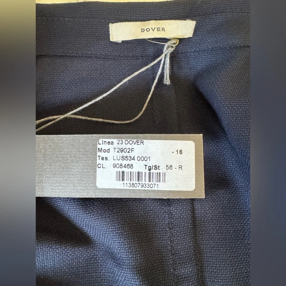 NWT Boglioli K Jacket Dover Blazer Navy IT 56R three button lightweight